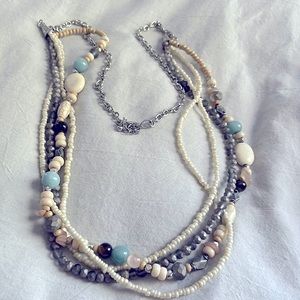 Beaded Necklace with adjustable length